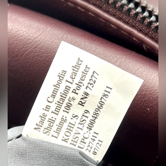 🌺Simply Vera Vera Wang Bedford Triple Entry Purse Ruched Tote/Handbag Purse🌸🌺 - Picture 6 of 16